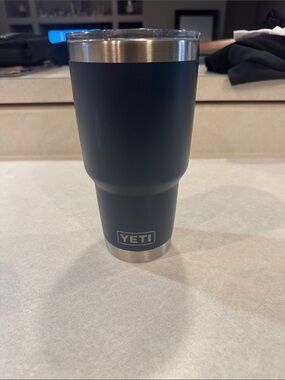 Yeti Blue Stainless Steel Tumbler